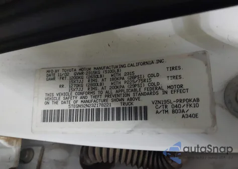 2003 Toyota Tacoma Prerunner V6 from USA, damaged, VIN 5TEGN92N23Z178221